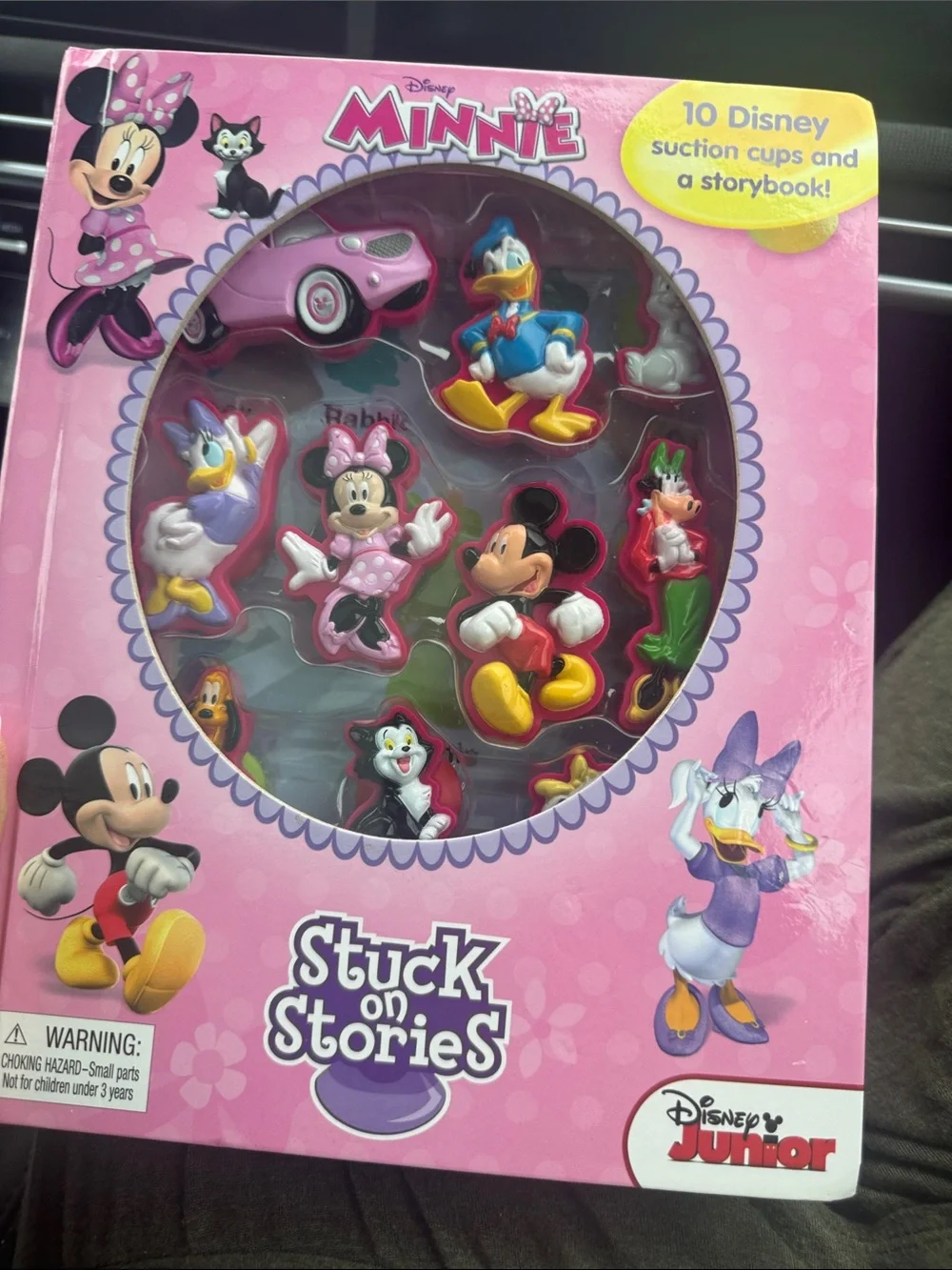 Disney Minnie & Friends Pink Suction Cup Story Set